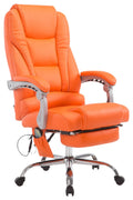 Massage Bureaustoel - Ergonomische Kantoorstoel - Ultiem Comfort & Ontspanning Kleur oranje