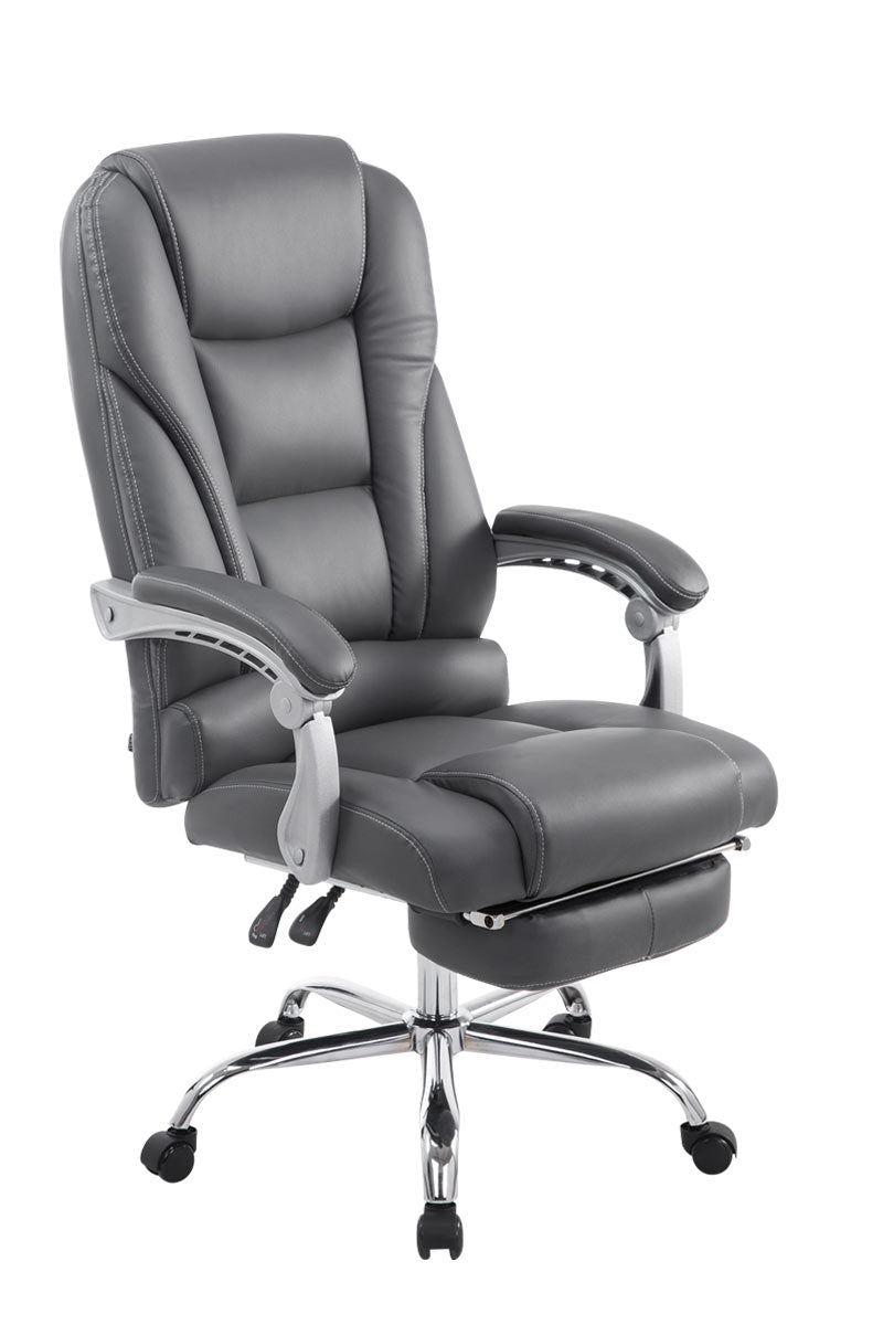 Bureaustoel Luxe Ergonomisch - Kantoorstoelen - Maximaal Comfort Kleur grijs