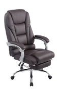 Bureaustoel Luxe Ergonomisch - Kantoorstoelen - Maximaal Comfort Kleur bruin