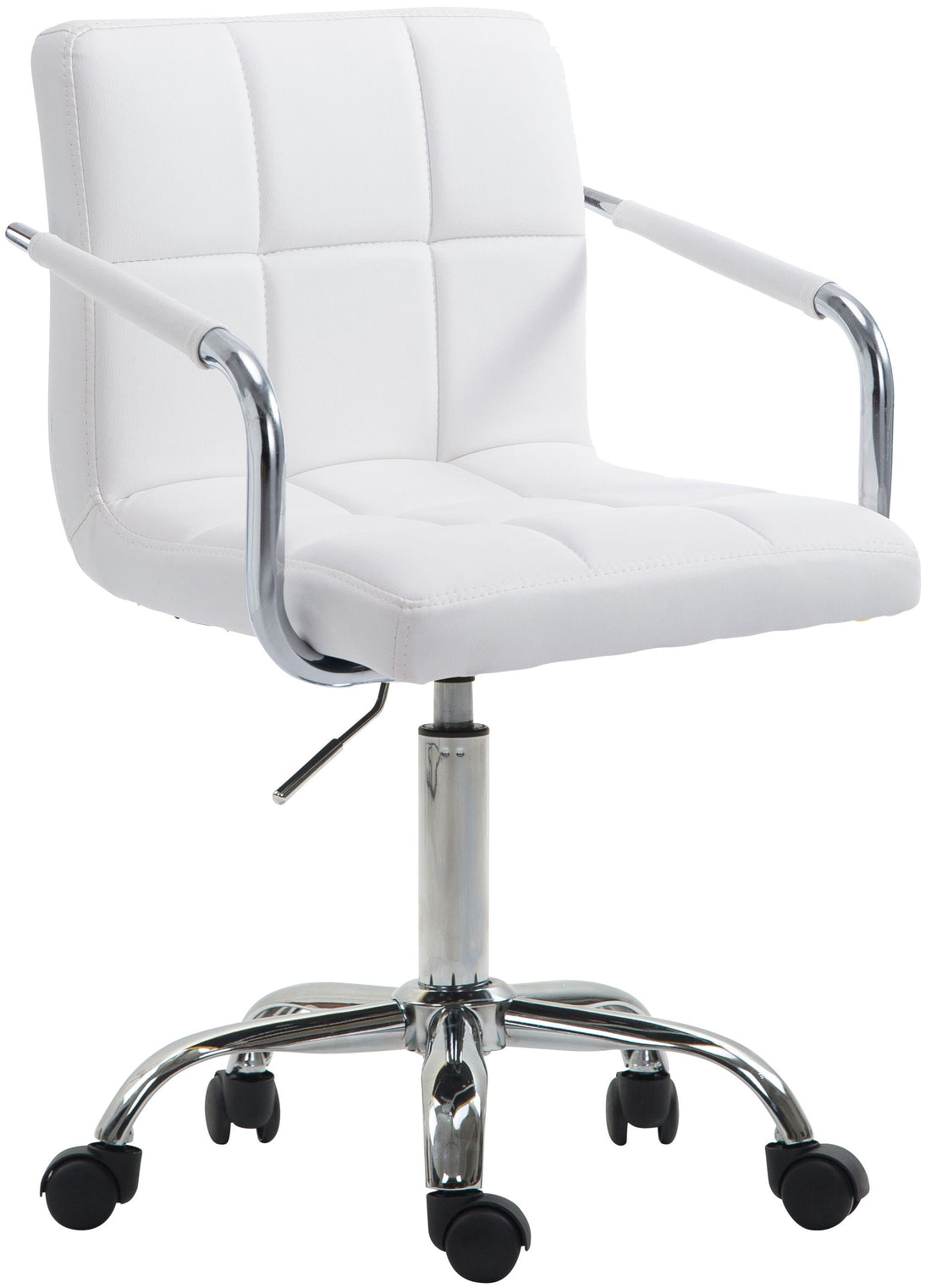 Moderne Bureaustoel - Ergonomische Stoel - Optimaal Zitcomfort Kleur wit