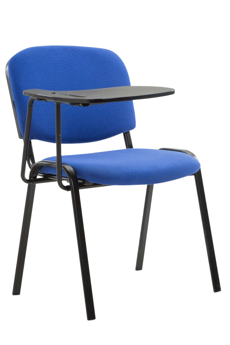 Klapstoel met Tafel - Vouwstoel - Gewatteerd Zitcomfort, Praktische Penuitsparing Kleur blauw