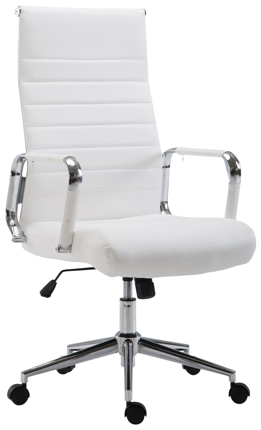 Exclusieve Bureaustoel - Kantoorstoel - Ergonomisch Comfort & Schommelmechanisme Kleur wit