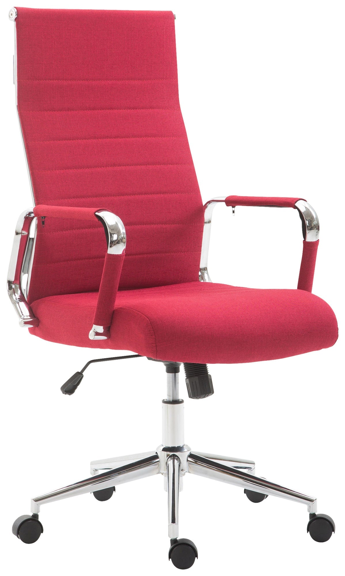 Ergonomische Bureaustoel - Kantoorstoel - Traploos Verstelbaar voor Optimaal Comfort Kleur rood