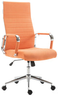 Ergonomische Bureaustoel - Kantoorstoel - Traploos Verstelbaar voor Optimaal Comfort Kleur oranje
