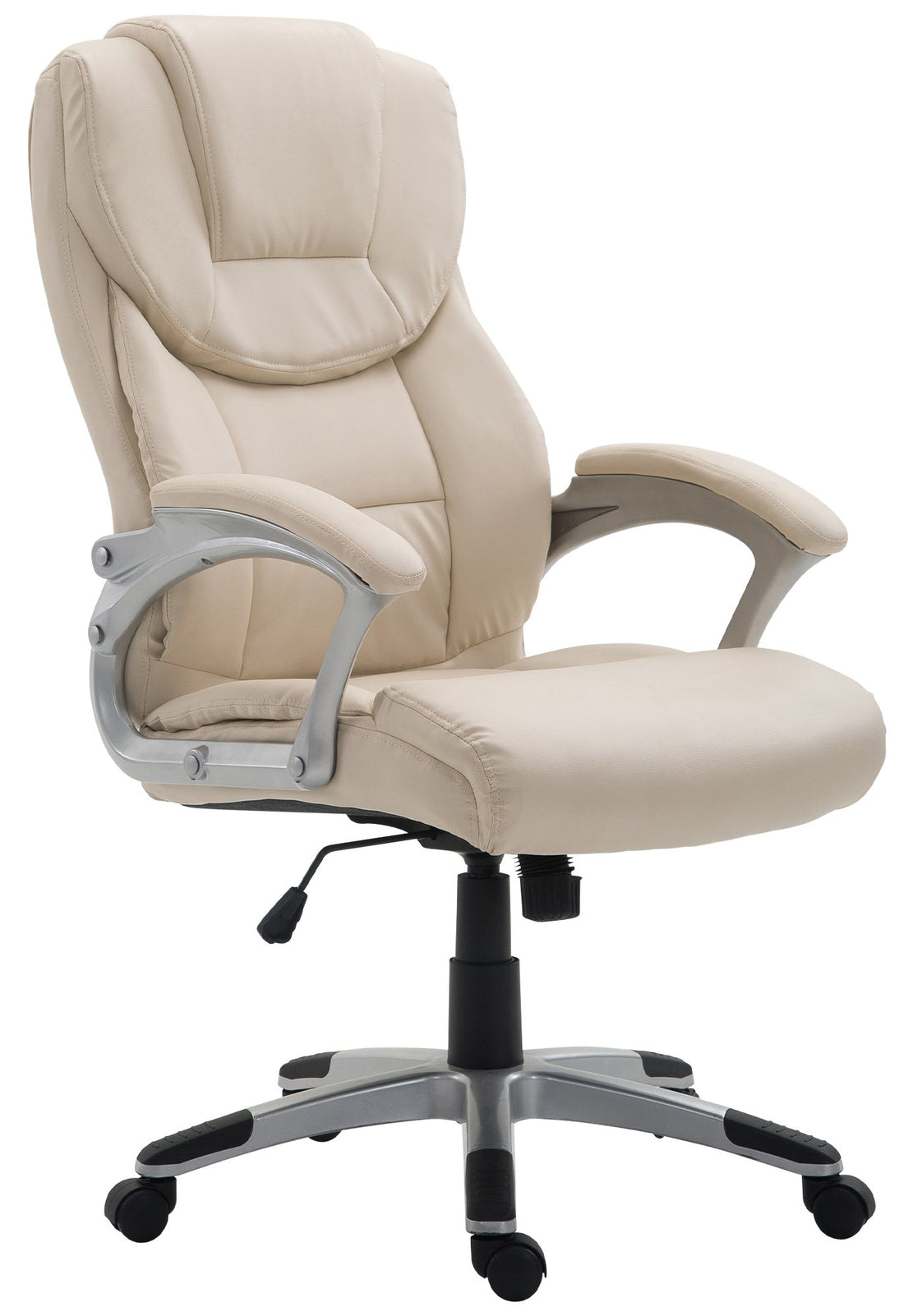 Ergonomische Bureaustoel - Kantoorstoel - Draaibaar & Kantelbaar voor Optimaal Comfort Kleur crème
