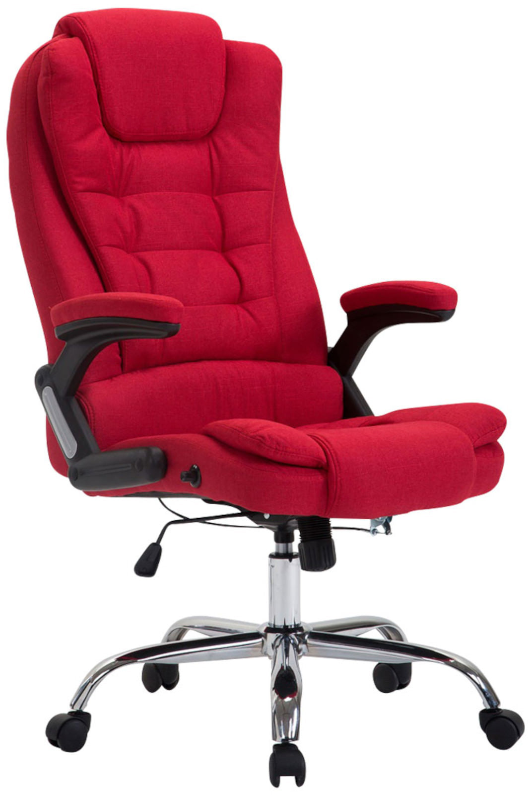 XL Bureaustoel - Ergonomische Kantoorstoel - Maximaal Comfort & Steun Kleur rood