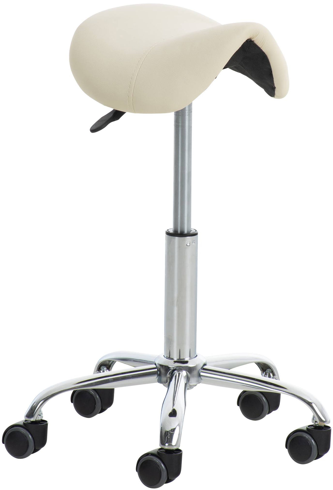 Ergonomische Zithulp Stoel - Comfortabele Zadelkruk - Stijlvol en Verstelbaar Design Kleur crème