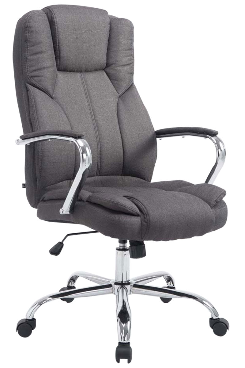 Bureaustoel Stof V2 - Directiestoel - Ergonomisch design, Geschikt tot 210 kg Kleur bruin
