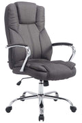 Bureaustoel Stof V2 - Directiestoel - Ergonomisch design, Geschikt tot 210 kg Kleur donkergrijs