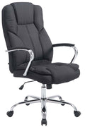 Bureaustoel Stof V2 - Directiestoel - Ergonomisch design, Geschikt tot 210 kg Kleur zwart