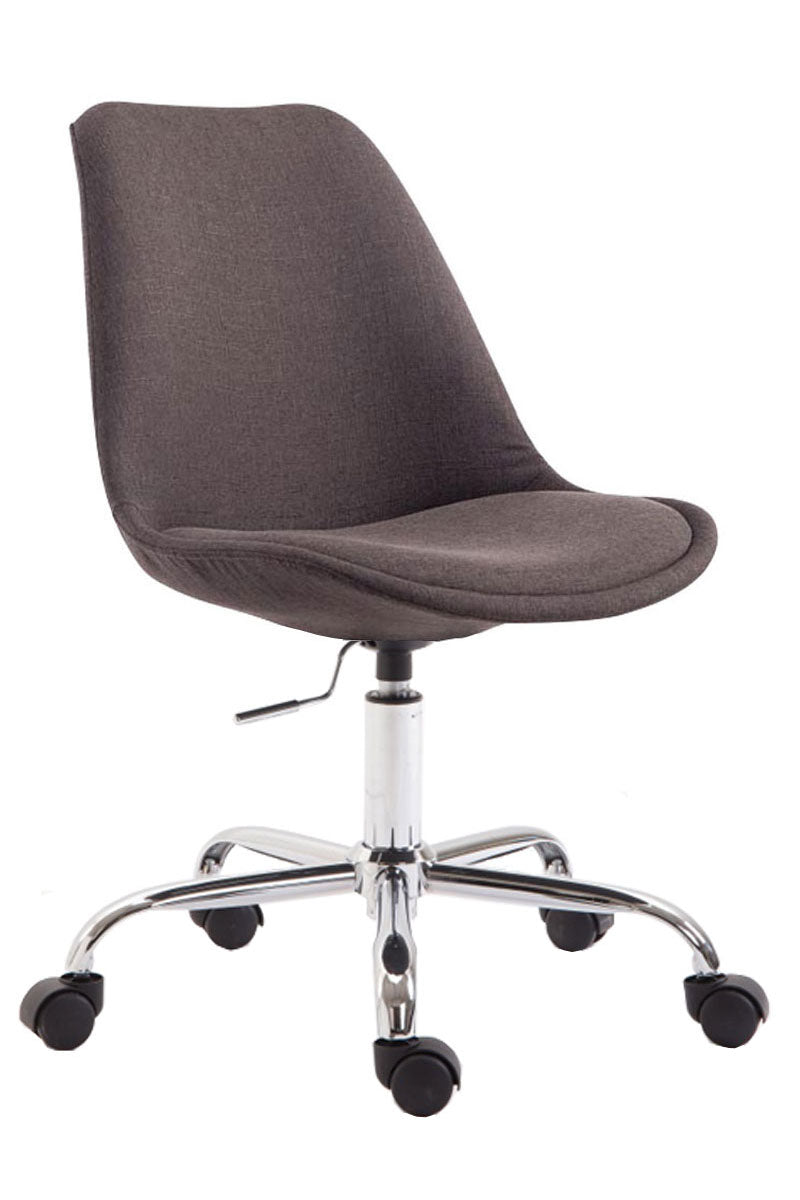 Ergonomische Bureaustoel - Kantoorstoel - Traploos Verstelbare Zithoogte - Modern Design Kleur donkergrijs