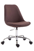 Ergonomische Bureaustoel - Kantoorstoel - Traploos Verstelbare Zithoogte - Modern Design Kleur bruin