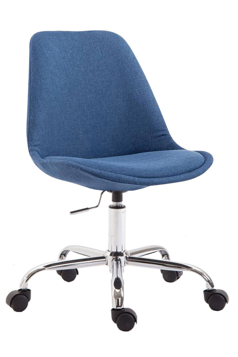 Ergonomische Bureaustoel - Kantoorstoel - Traploos Verstelbare Zithoogte - Modern Design Kleur blauw