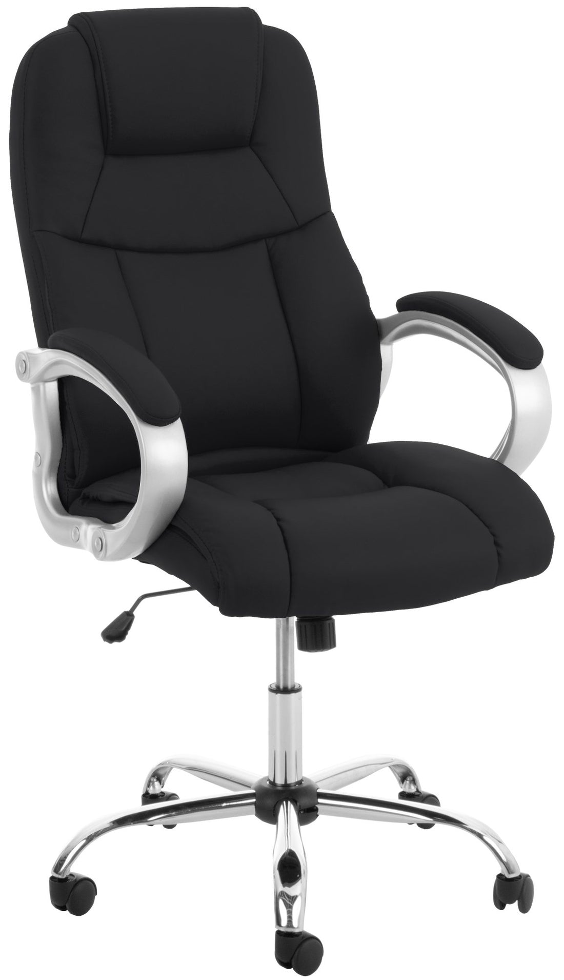 Ergonomische Bureaustoel - Kantoorstoel, Hoogwaardige Ondersteuning, Belastbaar tot 150 kg Kleur zwart