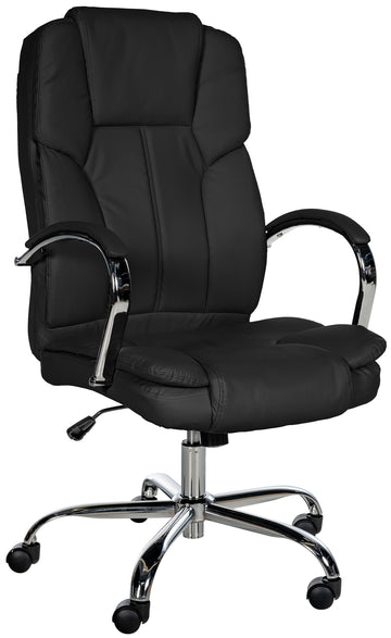 Ergonomische Bureaustoel - Comfort Chair - XXL Zitbreedte, Zwaar Gebruik Kleur zwart