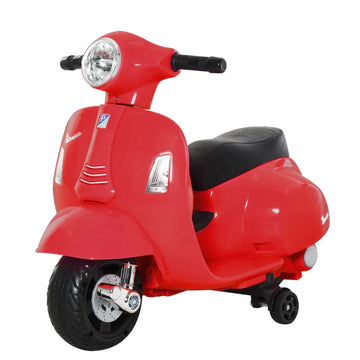 Elektrische Vespa kindermotor | Kleur: Rood | Afmetingen: 38x66,5x52 cm