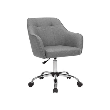 Ergonomische bureaustoel - grijs - draaibaar - 65 x 69 x (83-93) cm