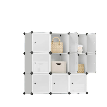 Schoenenrek - schoenenkast - kunststof - onderhoudsvriendelijk - 93 x 123 x 31 cm