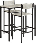 Barset - 1 Bartafel en 2 Krukken - 3-delige Huiskeuken Ontbijtbarset - Meubels Eetset