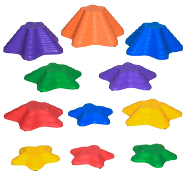 Balansstenen voor kinderen - Stapstenen | Kleur: Multicolor | Afmetingen: 23x23x4 cm