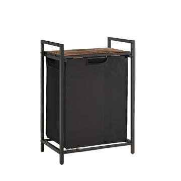 Wasmand met plank - Waszak - Ruimtebesparend - 50x33x72 cm