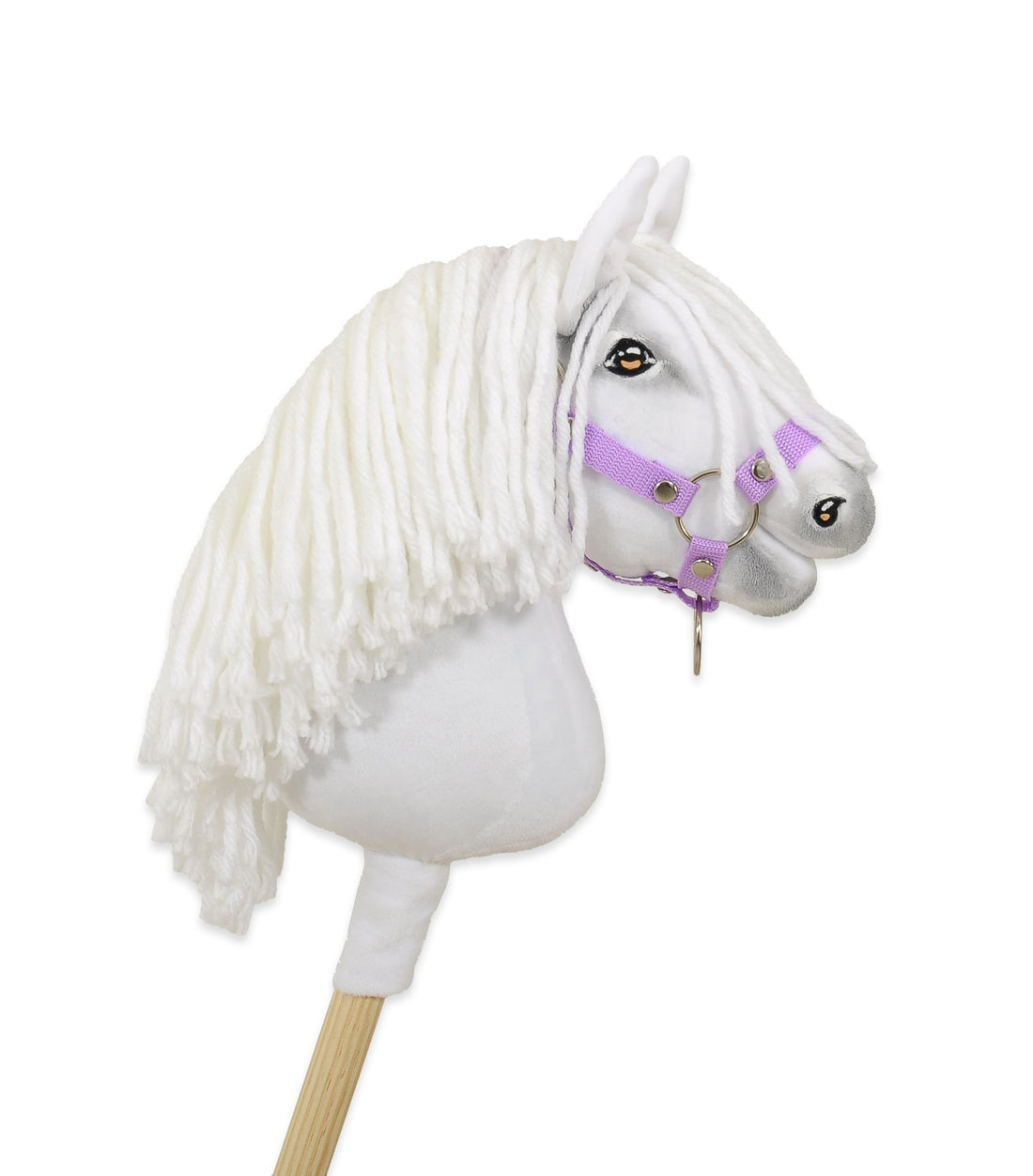 Handgjord hobbyhäst - käpphäst - realistiskt utseende och säker, Oeko-Tex, timmar av skoj