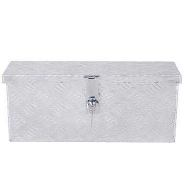 Aluminium gereedschapskoffer | Kleur: Zilver | Afmetingen: 15.5x50x20.5 cm