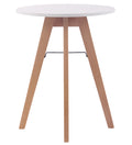 Ronde Keukentafel - Eettafel - MDF Blad, Vloervriendelijke Doppen Maat 60 cm