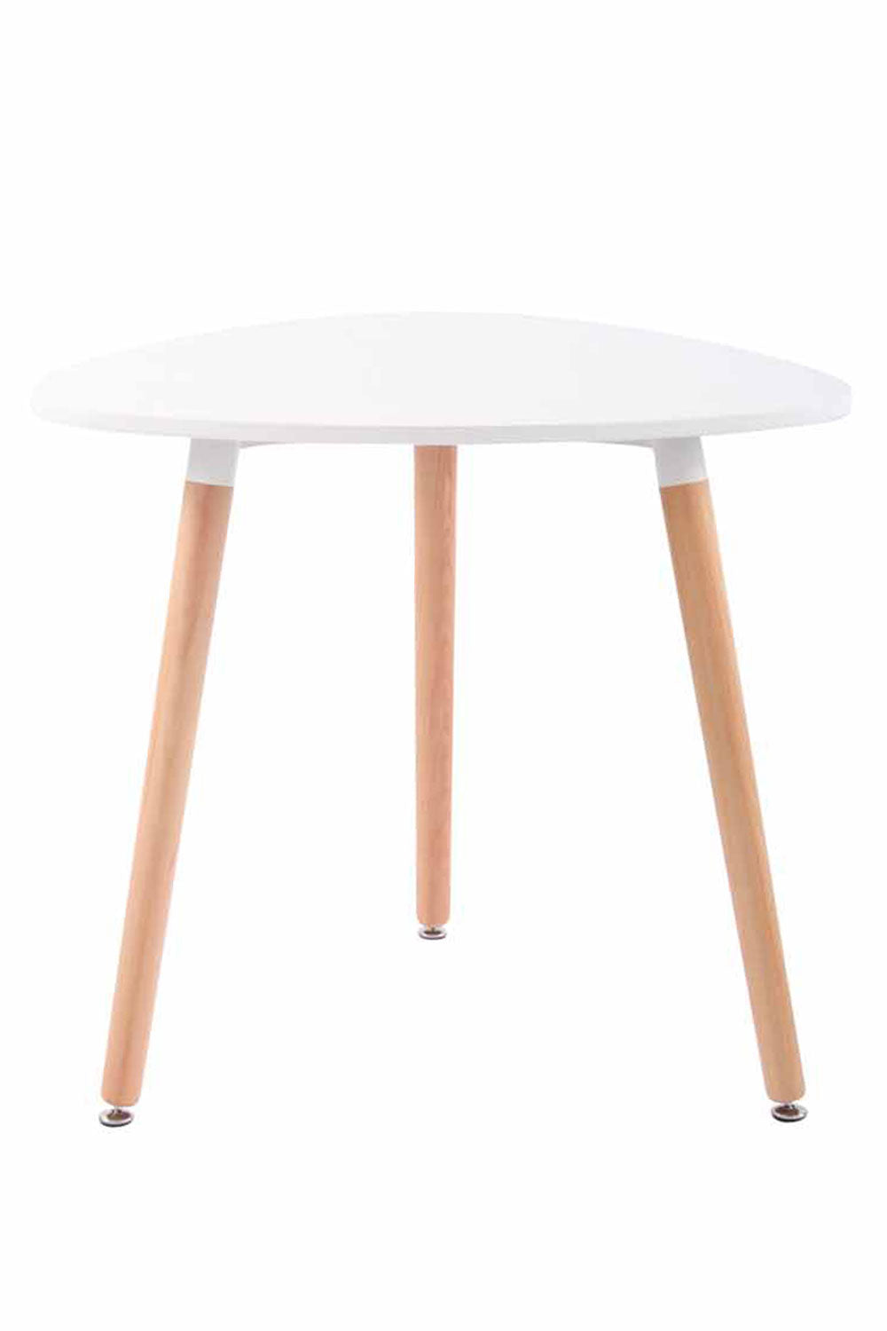 Keukentafel - Eettafel - Verstelbare Vloerglijders, Veelzijdig Ontwerp Kleur wit Maat