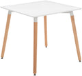 MDF Keukentafel - Eettafel - Verstelbare Stabiliteit voor Oneffen Vloeren Kleur wit Maat