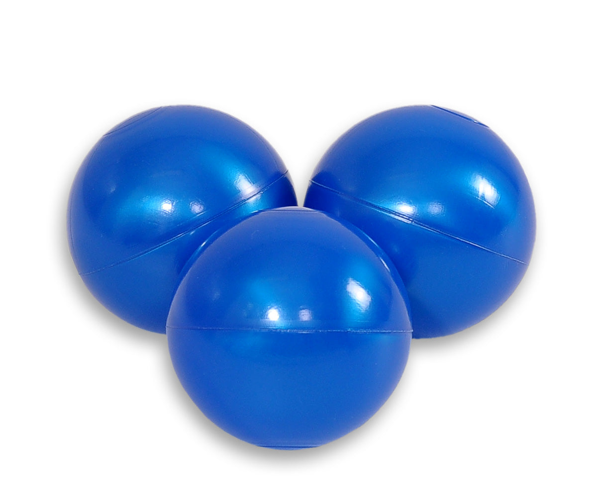 Plastic ballen voor ballenbad - speelballen - kindveilig & flexibel - 50 stuks - parelblauw