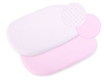 Set med 2 bomullslakan - spjälsängslakan - mjuka och stretchiga för perfekt passform