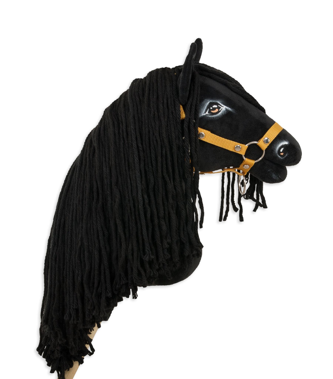 Super Hobby Horse Friese paard A3 – stokpaard – handgemaakt & duurzaam speelplezier