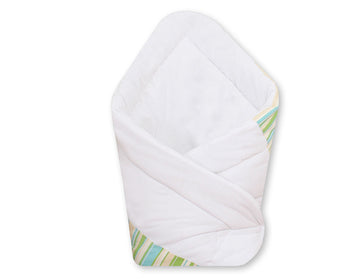 Baby Nest - Basic Green Stripes - Babybedje voor comfort, warmte en veiligheid