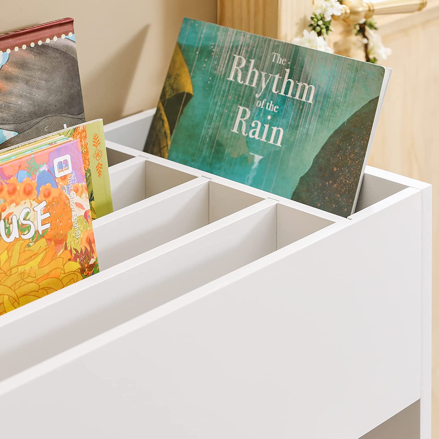 3 lagen kinderen kinderboekenkast boekenplank - speelgoedplank opslag display plank rek organisator