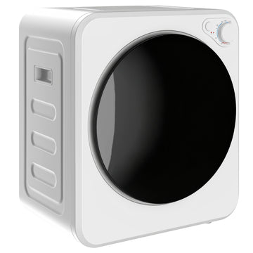 Mini wasdroger 4 kg, 5 programma's, 60 °C | Kleur: Wit | Afmetingen: 48x44x57 cm
