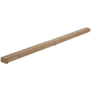 Opvouwbare evenwichtsbalk voor gymnastiek en cheerleading | Kleur: Bruin | Afmetingen: 10x210x6,5 cm