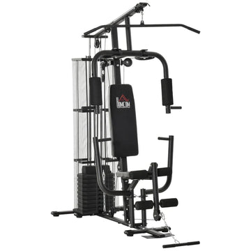 Multifunctioneel krachtstation - Home gym voor thuis | Kleur: Zwart | Afmetingen: 110x150x210 cm