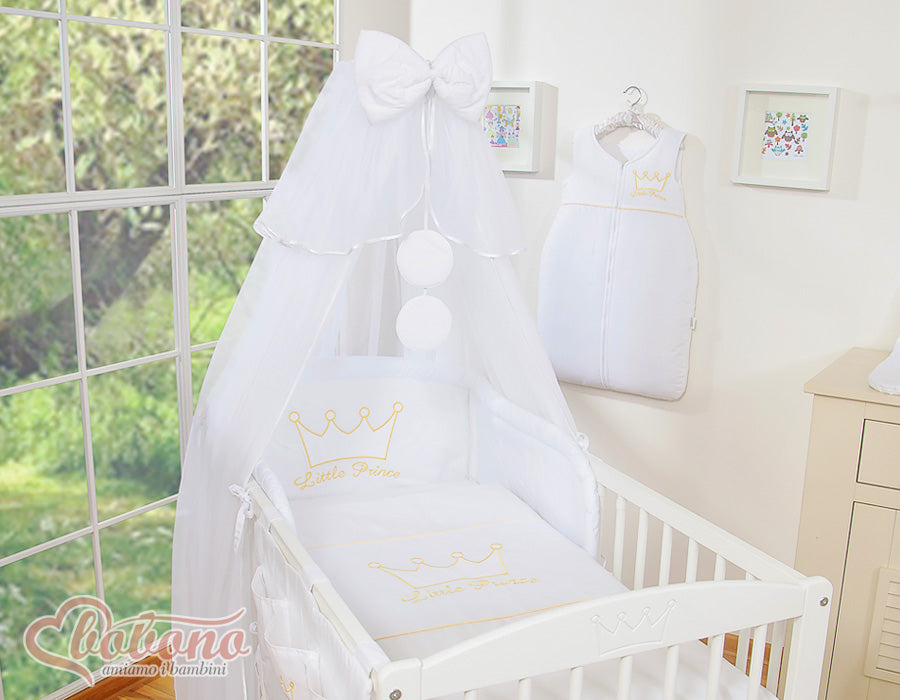 5-delat linneset med myggnät - barnlinneset - skyddar mot myggor och skapar stämning