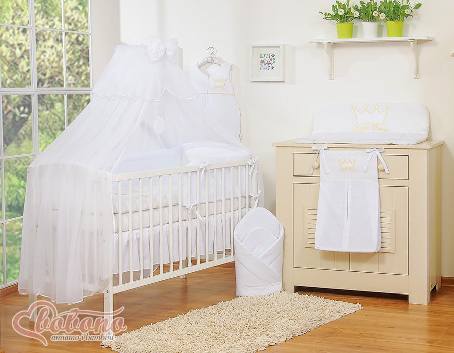 Stort myggnät för babysäng, luftigt myggnät, komplett skydd mot insekter