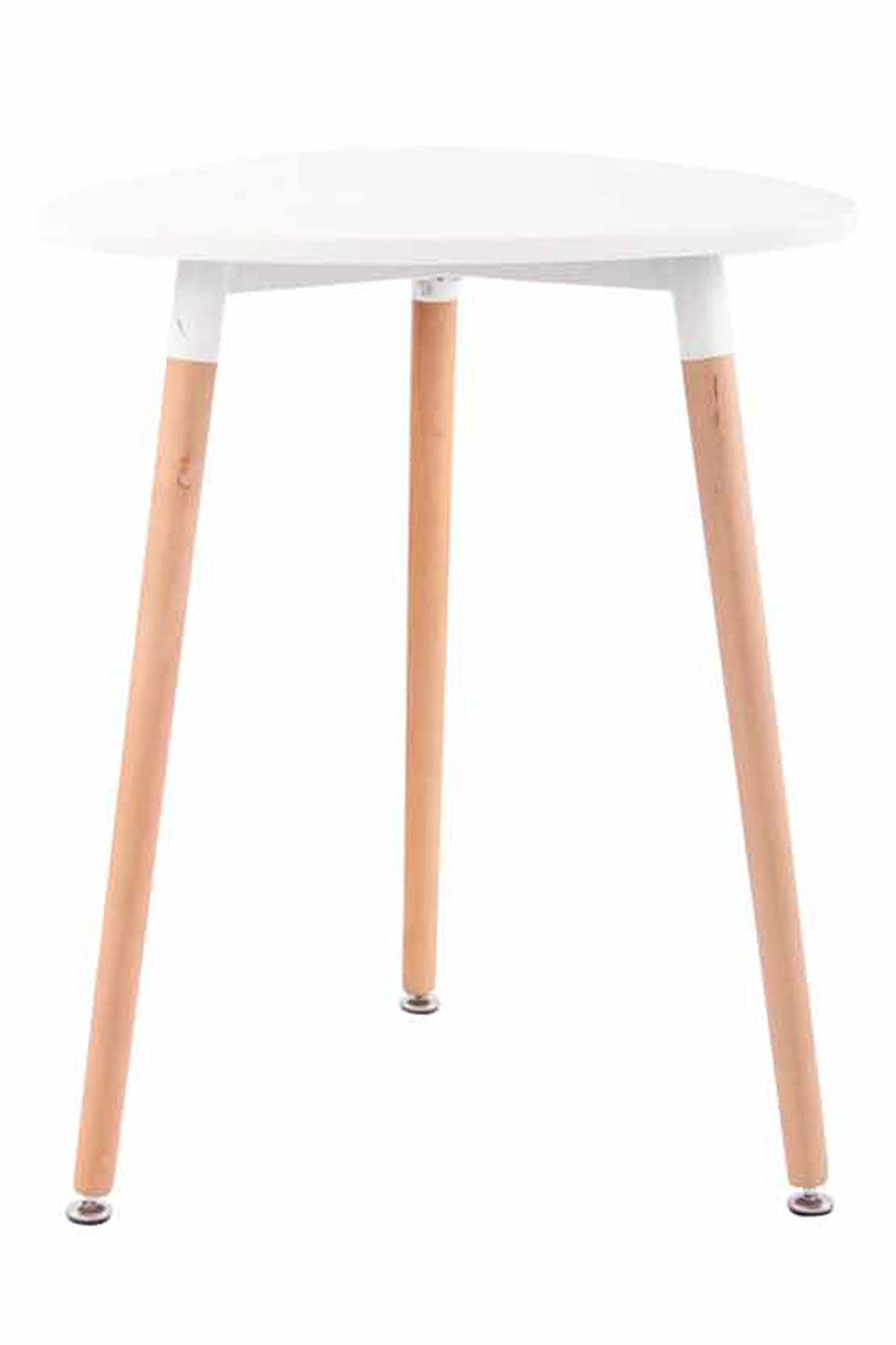 Keukentafel, Eettafel, Verstelbare Vloerbeschermers, Stijlvol Design Kleur wit