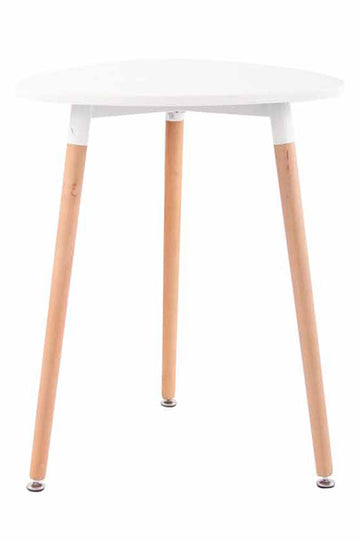 Keukentafel, Eettafel, Verstelbare Vloerbeschermers, Stijlvol Design Kleur wit