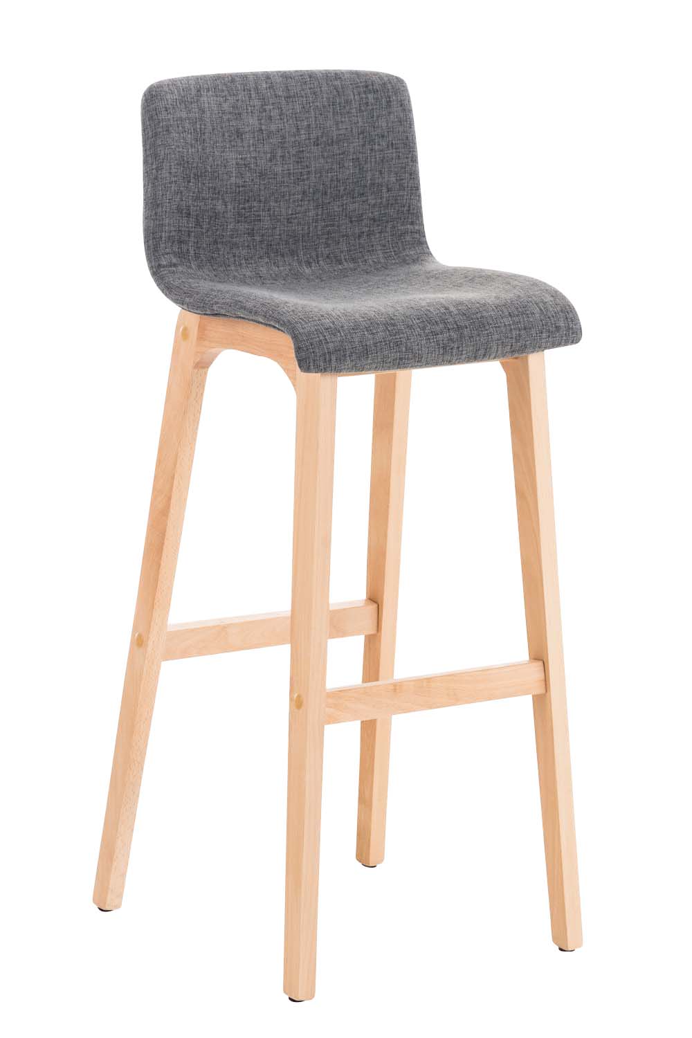 Barkruk - Hoge Kruk - Ergonomisch Comfort, Stijlvol Design Kleur lichtgrijs