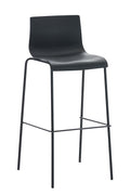Moderne Barkruk - Chique Ontwerp - Comfortabele Ergonomische Zitting Kleur zwart Onderstel Kleur zwart