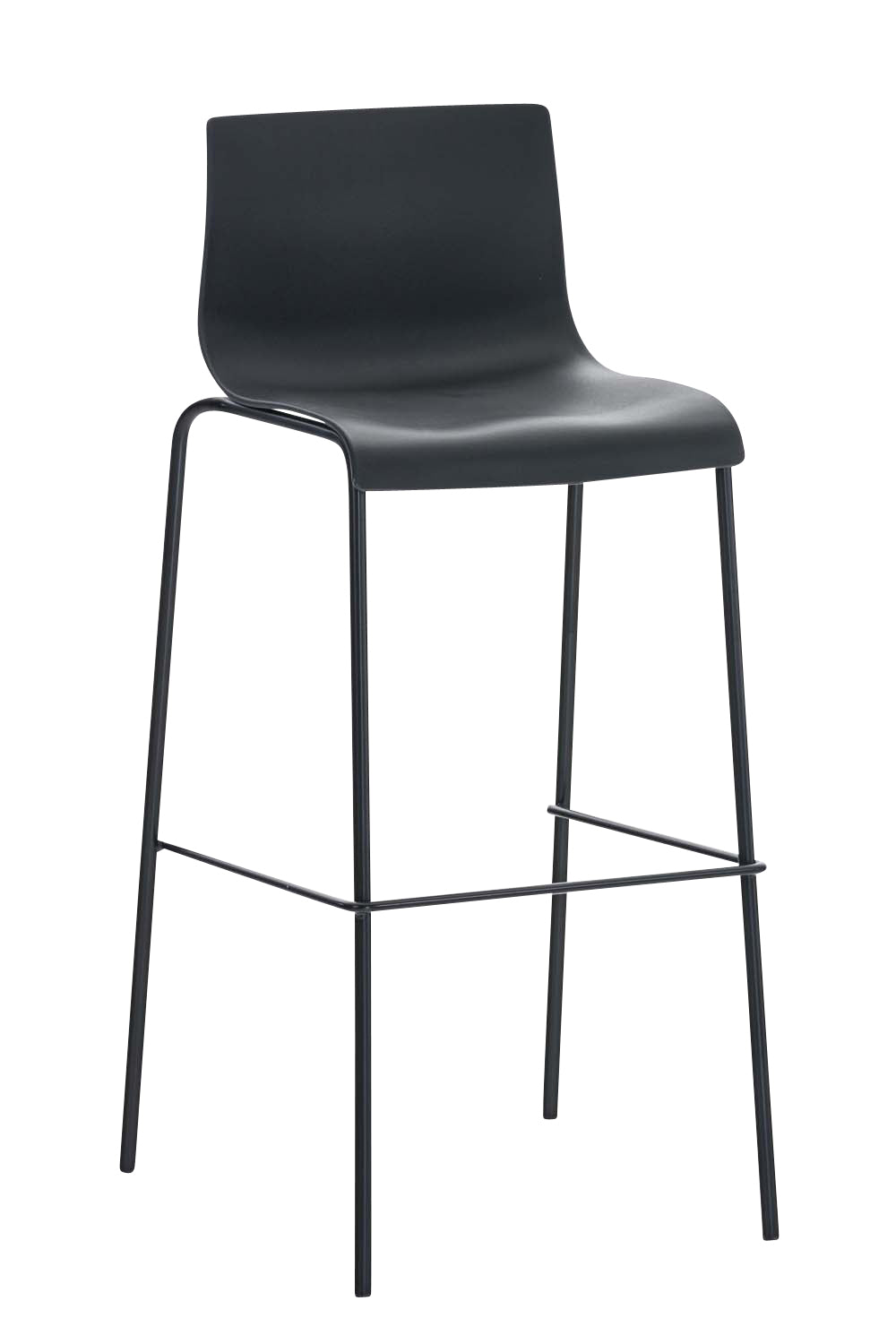 Moderne Barkruk - Chique Ontwerp - Comfortabele Ergonomische Zitting Kleur zwart Onderstel Kleur zwart