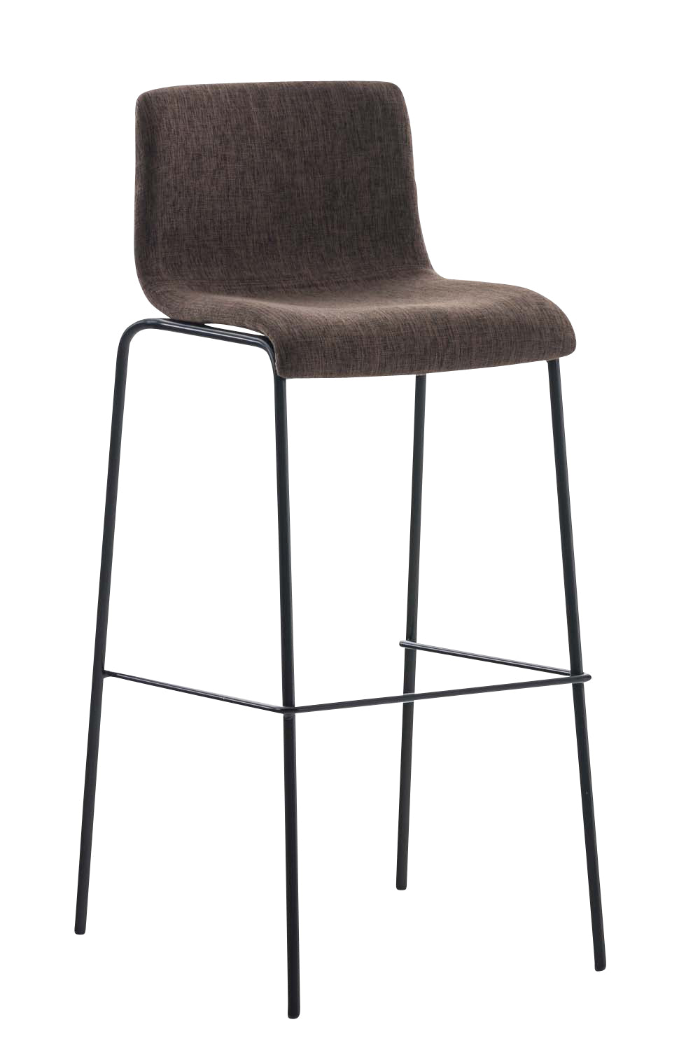 Barkruk - Hoogkruk - Modern Design, Ergonomisch Comfort, Stapelbaar Metaal Frame Kleur bruin