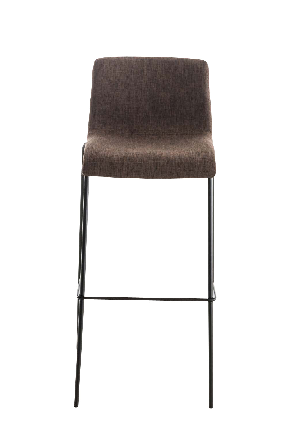 Barkruk - Hoogkruk - Modern Design, Ergonomisch Comfort, Stapelbaar Metaal Frame Kleur bruin
