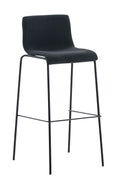 Barkruk Moderne Stijl - Kruk - Stapelbaar, Ergonomisch Comfort Kleur zwart Onderstel Kleur zwart