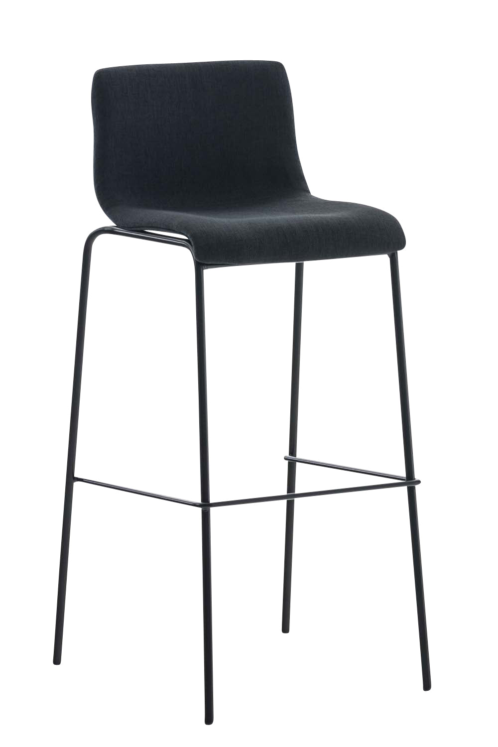 Barkruk Moderne Stijl - Kruk - Stapelbaar, Ergonomisch Comfort Kleur zwart Onderstel Kleur zwart