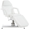 Hydraulische Schoonheidssalonstoel - Wellnesszetel - Verstelbare Hoogte & Rugleuning Kleur wit